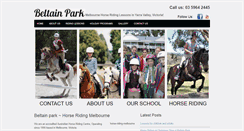 Desktop Screenshot of beltainpark.com.au